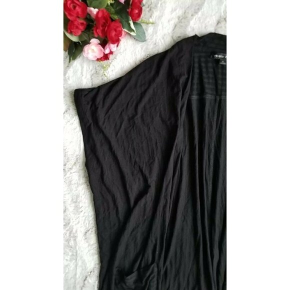 ✨️CL Preston & York Rich Black Open Cardigan Front Pockets NWT Size XL - Picture 4 of 8
